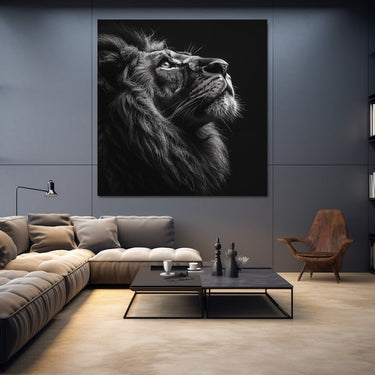 Black Lion Canvas